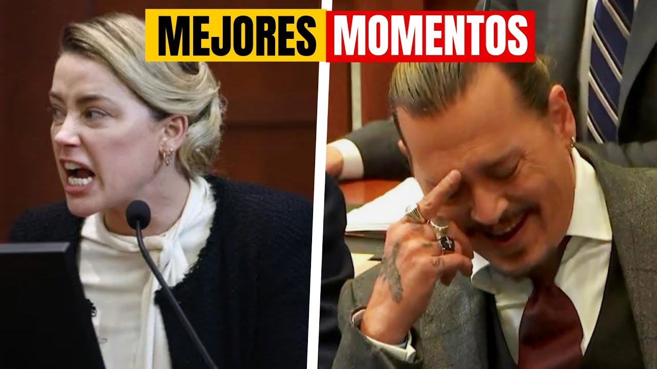 JOHNNY DEPP VS AMBER HEARD: MEJORES MOMENTOS - YouTube