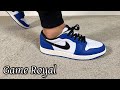 Air Jordan 1 Low OG Game Royal Review& On foot