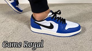 Air Jordan 1 Low OG Game Royal Review\u0026 On foot