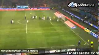 Inter Milan 3-2 Genoa (Coppa Italia) - Mariga Goal - Italy - 12.01.2011