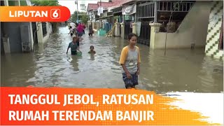 Akibat Tanggul Jebol, Ratusan Rumah di Kota Tegal Terendam Banjir | Liputan 6