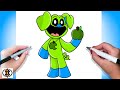 How To Draw Icky Piggy Smiling Critter | Poppy Playtime