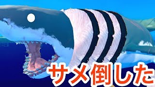 人食いサメを信じられない姿にして食べてやった！ゴミの上で０円生活！#3【 Raft 】実況