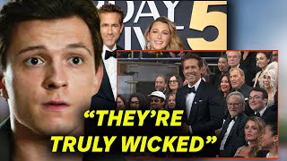 5 MINUTES AGO: Tom Holland CALLS OUT Ryan Reynolds \u0026 Blake Lively For EVIL SNL 50 Lawsuit Joke!!