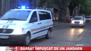 Barbat impuscat de un jandarm