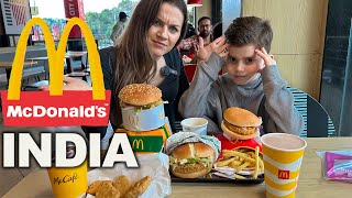 Foreigners Try INDIAN McDonalds! | Didn't go as expected. #india