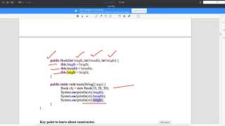 Constructor in Java Video-21