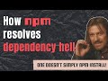 How npm resolves dependency hell | Must know!