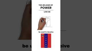48 Laws of Power Law 44 - Animated Book Summary