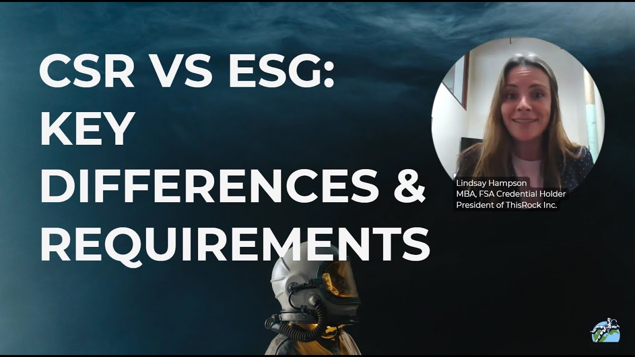 Csr Vs Esg Understanding The Differences And Requirements