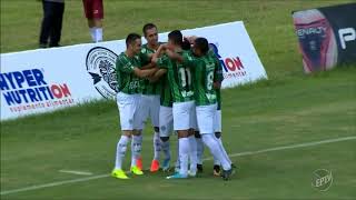 Fumagalli marca o gol número 90 pelo Guarani  - Narração LEANDRO BOLLIS - 24/03/2018