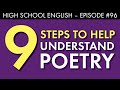 How to understand poetry – high school English lesson