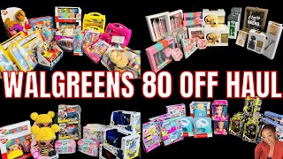 HUGE WALGREENS 80 OFF CLEARANCE HAUL🏃🏽‍♀️WALGREENS RUN DEALS🏃🏽‍♀️MUST WATCH HAUL🏃🏽‍♀️