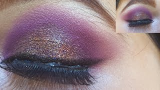 soft glam wedding guest makeup ||purple smokey eye makeup tutorial ||purple eye