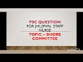 bhore committee related questions for jhi jphn u0026 staff nurse