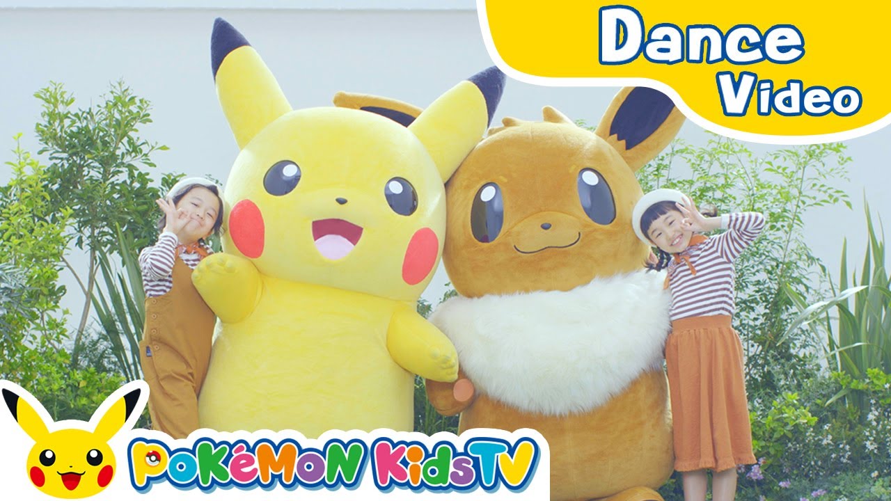 I Love Pikachu And Eevee Dance Ver Kids Dance Song Pokémon Song