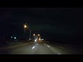 Columbus, Ohio night interstate drive 2022