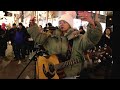 Beautiful Moment Zoe Clarke gets Grafton Street Singing a Christmas Classic...