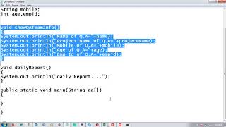 Object & Class In OOPS | Method | Constructor | JVM | In Hindi/URDU-15