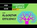 40. AQA GCSE (8525) SLR7 - 3.1 Algorithm efficiency