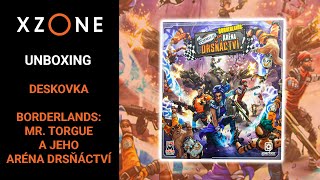 Unboxing deskové hry Borderlands: Mr. Torgue a jeho Aréna drsňáctví