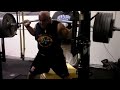 47 yo scott emerson squats 650lbs off 15