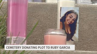 Cemetery donating plot to Ruby Garcia
