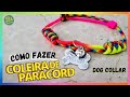 Como fazer coleira de cachorro - Identificação - Paracord Projects