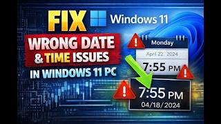 How to Fix Wrong Date & Time Issues in Windows 11 PC | GearUpWindows Tutorial