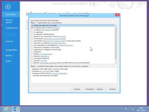 10 Définir Les E Mails Indésirables Outlook 2013 Outlook 2013 - YouTube