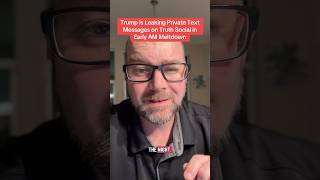 Trump is Leaking Private Text Messages on Truth Social! 1/20 #breakingnews #trump #leaked