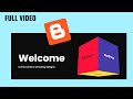 [FULL VIDEO] Customize Your Blogger Homepage With A 3D Rotating Cube (HTML, CSS, JS)