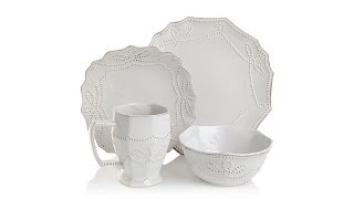 Colin Cowie 16piece Stoneware Dinnerware Set