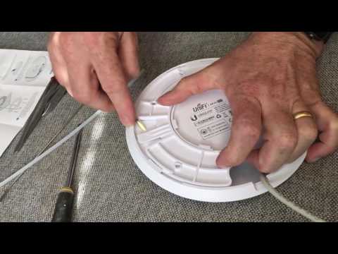 Unifi AP AC Pro - How to unluck AP from the wall bracket Unifi AP AC Pro - How to unluck AP from the wall bracket