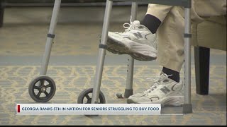 Georgia ranks 5th in nation for seniors struggling to buy food