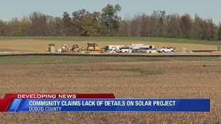 Dubois County community claims lack of communication from AES Indiana over solar project