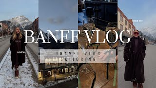 Banff Vlog: 5 days in the mountains, skijoring, sleigh ride, gondola, exploring