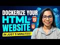 Dockerize Your HTML Website in 5 Minutes! 🐳 | Nginx Tutorial