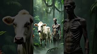 Beautiful story of a thin cow #ai #ytshorts #youtubeshorts #animals #cow