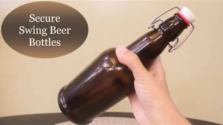 Pratico Kitchen Secure Swing Beer Bottles - How to Install and Open Swing Top Bottle