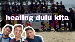 healing dulu kita di pulau payung. #funny #vlog #pulaupayung#pantai #pantaiseribu#baywalk