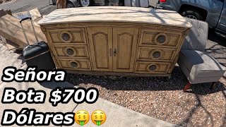 WHAT THEY THROW AWAY IN THE USA🤑They throw away a stone bedroom and chest of drawers😱