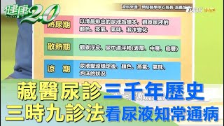 藏醫尿診三千年歷史！ 三時九診法看尿液知常通病  健康2.0