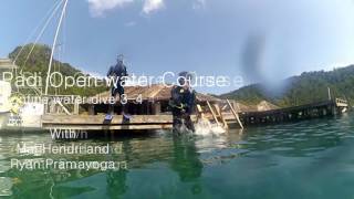 Open water diver course at cubadak paradiso