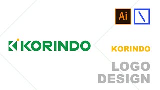 KORINDO Logo Design | Adobe Illustrator Tutorial