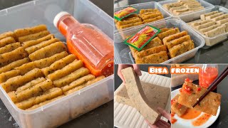 Bisa frozen food tinggal goreng sewaktu². Kue lobak goreng / Chai Thau Kwe Medan dengan saos cocolan