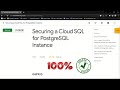 Securing a Cloud SQL for PostgreSQL Instance [ GSP920 ] Solution