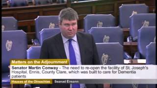 Conway's call to re open facility for dementia patients at St  Joseph's Hospital Ennis