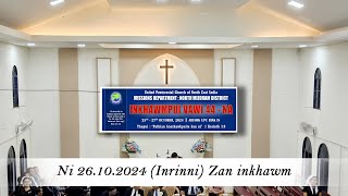 44th Missions Department Conference, 2024 @Aibawk (Ni 27.10.2024) Pathianni chawhma