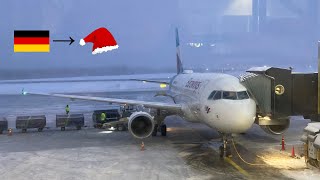 Inaugural flight! Eurowings Airbus A319-112 Hamburg to Rovaniemi